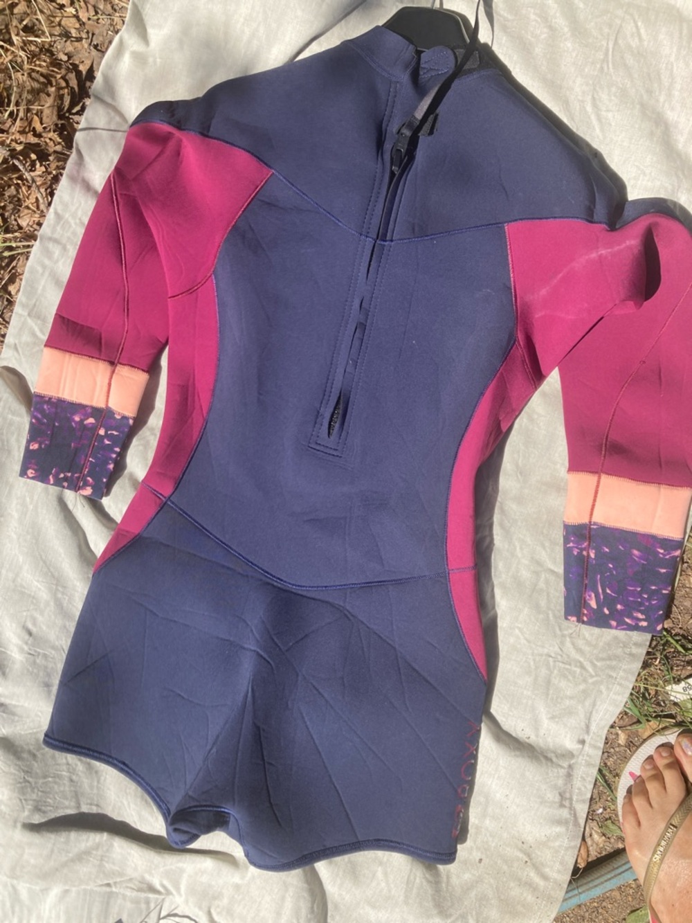 Roxy 2/2 mm spring suit wetsuit 14 XL-XXL - Picture 2 of 2